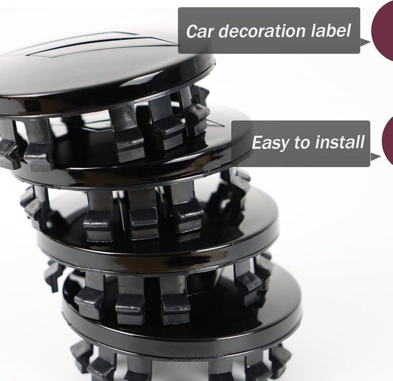 BINQIGOO 4pcs 63mm 2.5 inches Slash Wheel Center Cap Covers Fit for Dodge Charger Durango Dart 2015-2020 Jeep/Chrysler - Image 3